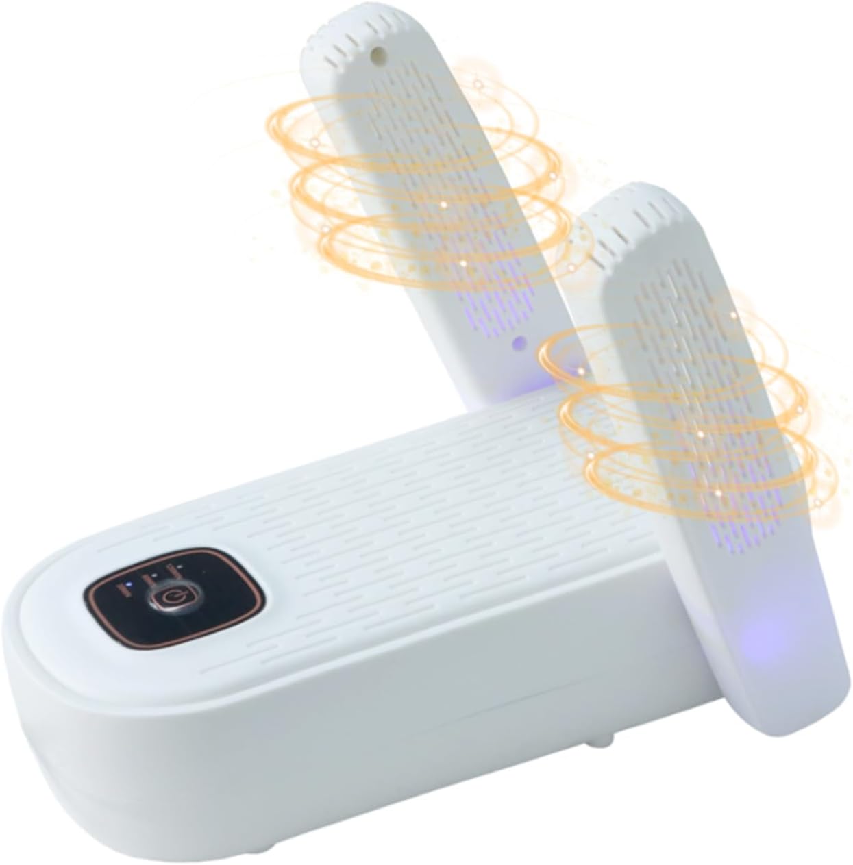 Boot Dryer Shoe Dryer, Glove Dryer and Boot Warmer Heat Blower, with Intelligent Timer(30-60-120min) for Work Boot Ski Sneaker 90° Bendable Adjustable(White)