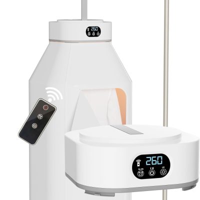 Portable Clothes Dryer, Compact & Foldable Electric Drying Machine for Home, Travel & RV, with Remote Control and Carry Bag
