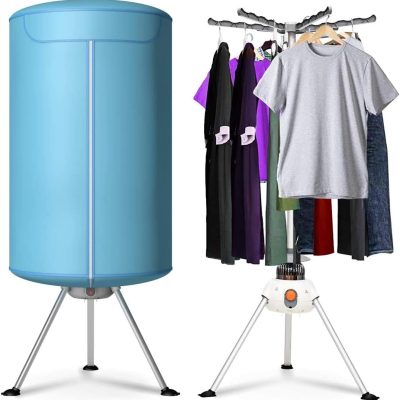 Portable Clothes Dryer, Ventless Laundry Dryer, Hot Drying Machine with Heater for Home & Dorms
