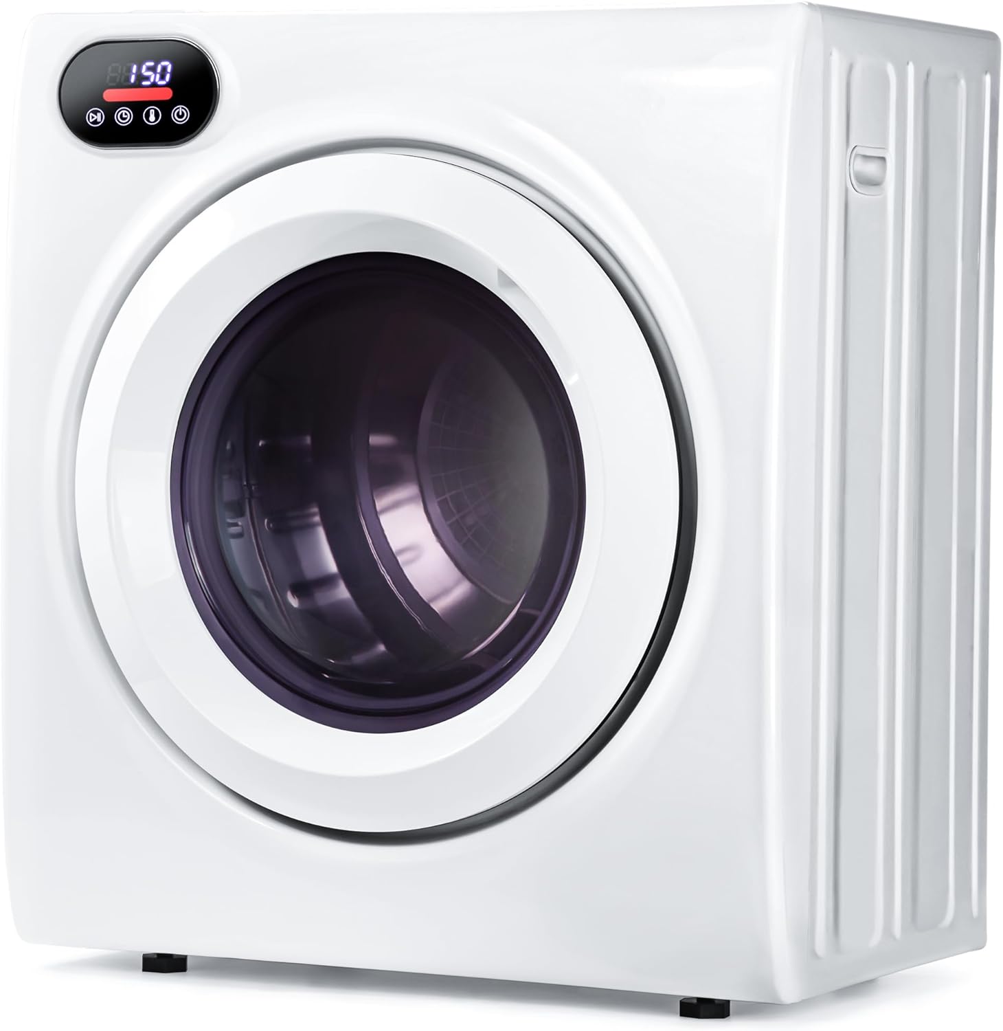 2.65 Cu.Ft Portable Dryer with Exhaust Hose, Clothes Dryer with Four Functions, 1400w Dryer Machine with Stainless Steel Drum, Suitable for Apartments, RVs, Gym